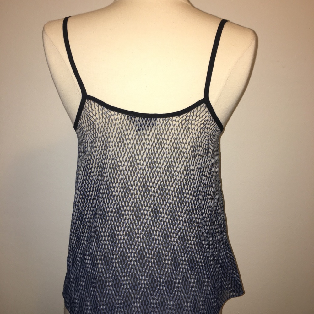 Sheer Patterned Tank Top - Picture 3 of 3